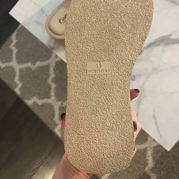 L'intervalle platform slides in cream - Picture 2 of 3